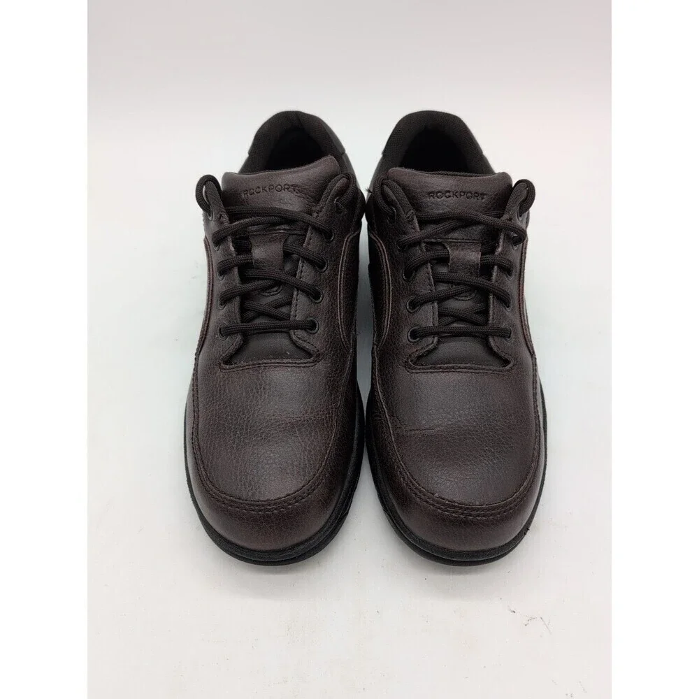 Rockport Eureka K71201 Brown Leather Lace Up Soft Toe Walking Shoes Men's 11 W